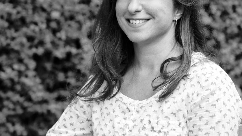 Caitlin's Headshot Black and White Version