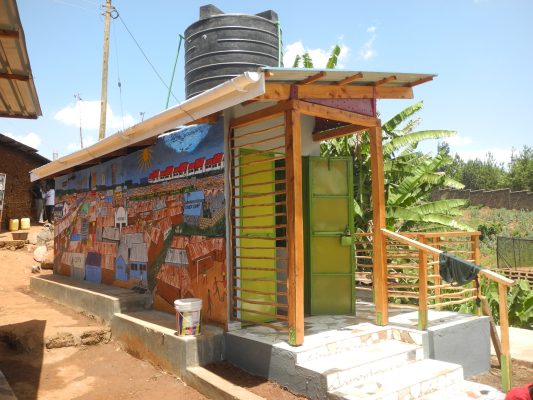 Sanitation Block and Mural